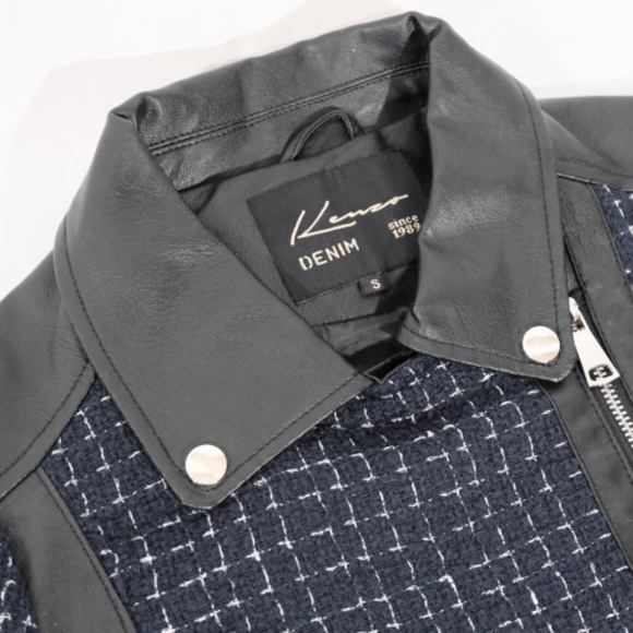 Kenzo Jeans Tweed Short Jacket - Picture 2 of 2